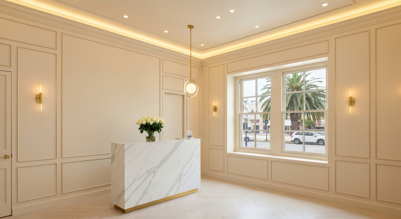 Beverly Hills Aesthetic Medics luxury reception